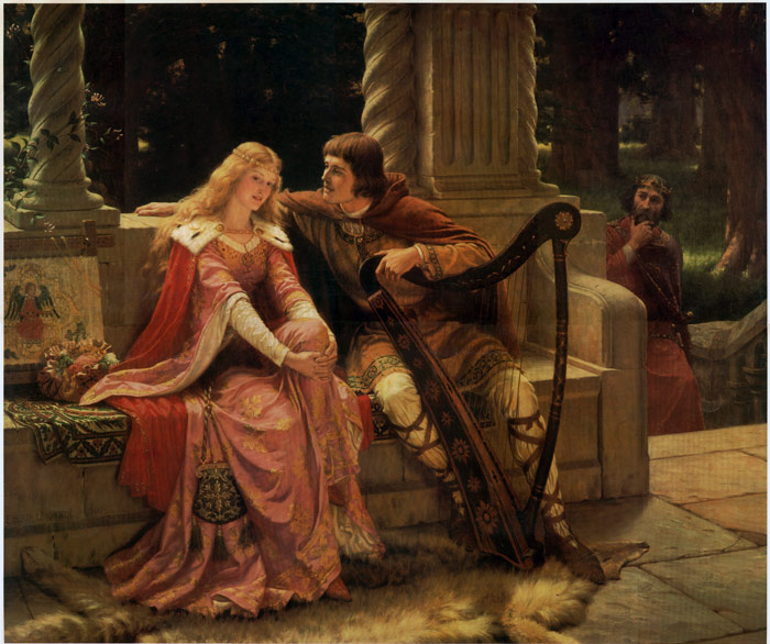 edmund leighton tristan and isolde 1902